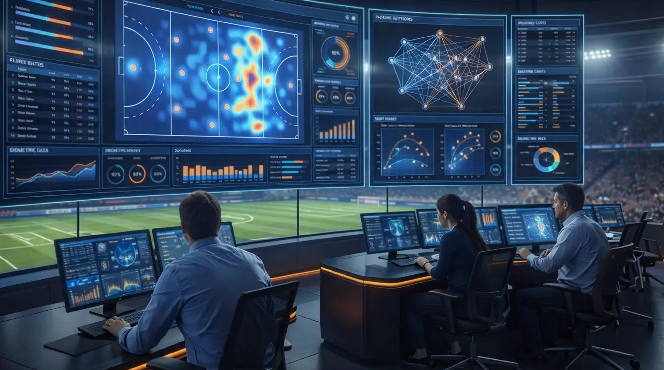 Geavanceerde data analyse dashboard voor hockey met grafieken en visualisaties
