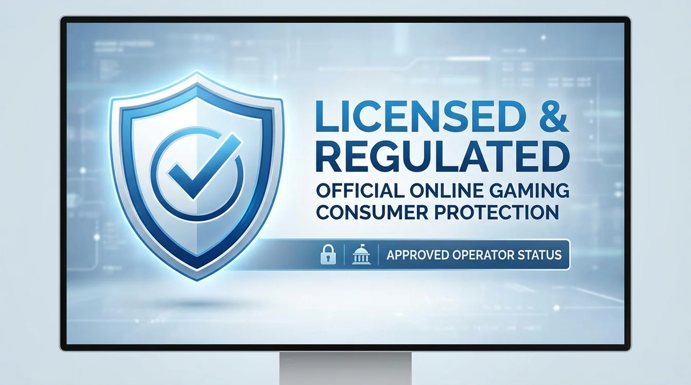 Symbool voor legaal online gokken in Nederland met KSA vergunning