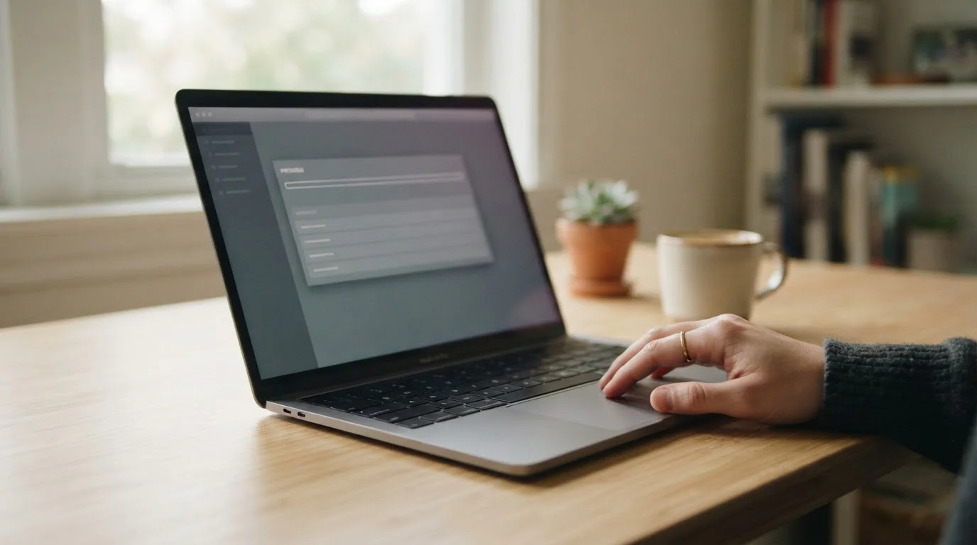 Digitaal scherm toont een maandelijkse stortingsdrempel per account